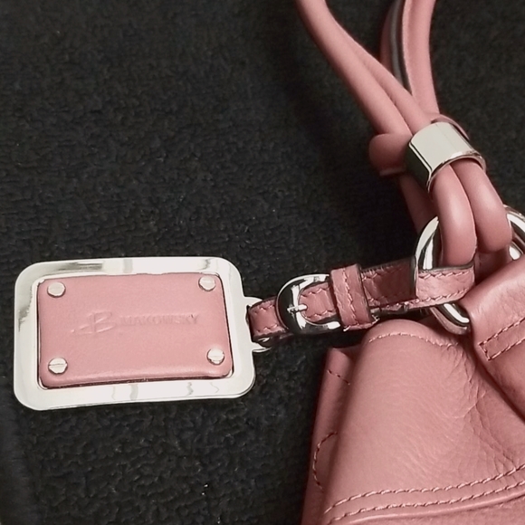 [LIKE NEW] B MAKOWSKY dusty rose pink leather purse - Picture 11 of 13